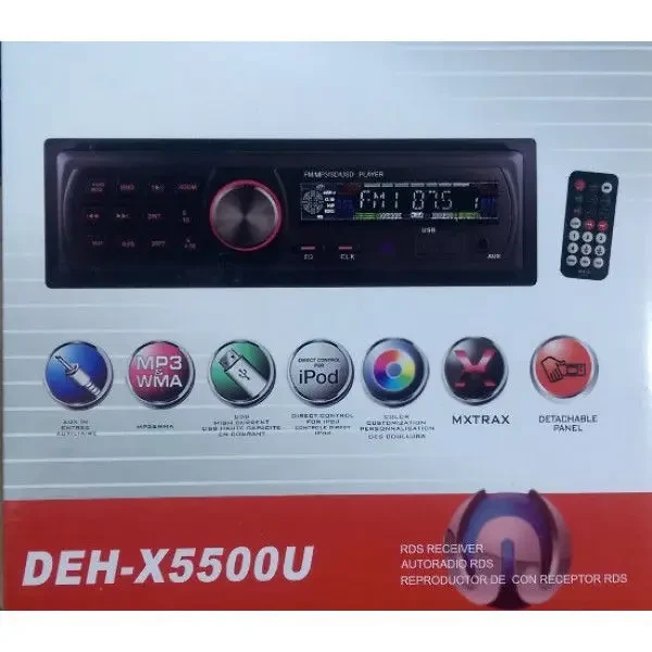Автомагнітола DEH-X5500U — USB+SD+FM+AUX