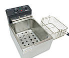 Фритюрниця електрична професійна GoodFood EF6 BLACK, фото 4