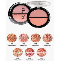 Румяна для лица двойные, TopFace Instyle Twin Blush On, 10г.