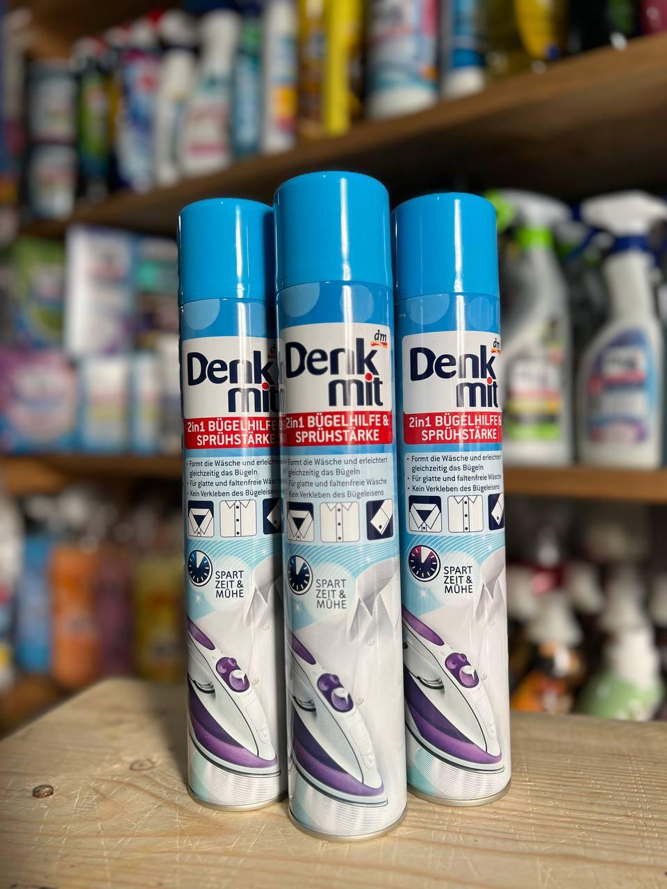 Спрей для накрохмалення і прасування речей Denkmit 2in1 Bügelhilfe & Sprühstärke, 500 ml, фото 1