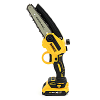 Мини пила аккумуляторная DeWalt DCM160N (24V, 5AH, шина 20 см) с автоматической смазкой цепи