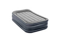 Надувная кровать 64132 с насосом Deluxe Pillow Rest 99*191*42 см