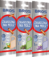 Засіб, секція від молі Bros лаванда.