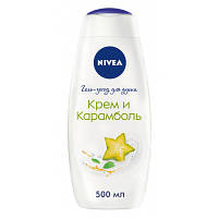 Гель для душа Nivea Крем и Карамболь с маслом монои 500 мл (5900017052960/9005800317892)