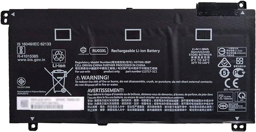 Акумуляторна батарея HP X360 11 G3 G4 G5 G6 440 G1 Series (RU03XL) 10-20% "Б/У"