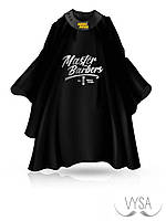 Парикмахерская накидка (пеньюар) Nishman Barber Cape Black Neocape