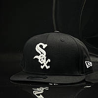 Оригінальна чорна кепка з прямим дашком  New Era Chicago White Sox 9Fifty