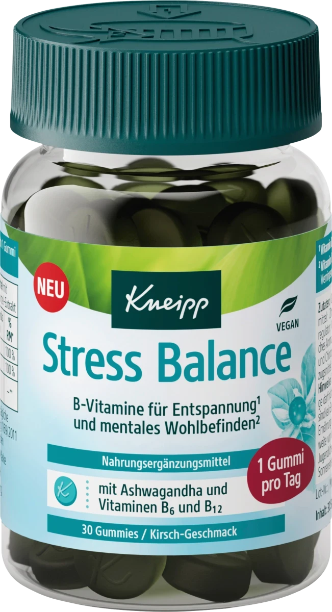 Жувальні драже Kneipp Stress Balance, 30 шт.