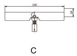 Датчик рівня ротаційний SE2-10F-AC, 220VAC, фото 2