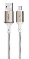 Кабель Proove Dense Metal Micro USB 2.4A (1m) (white) 50497