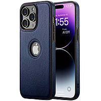 Чехол Slim Leather Case для Apple iPhone 13 Pro Dark Blue