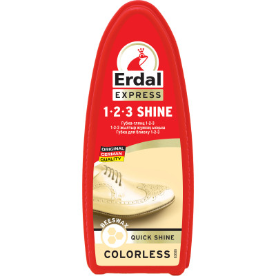 Губка для обуви Erdal Extra Shine Neutral для блеска бесцветная (4001499160752) - фото 1 - id-p2108869853