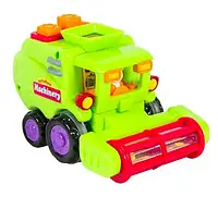Дитяча іграшка Машинка спецтехніка Limo Toy 386 ABC, 3 види, Комбайн Зелений