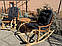 Крісло-гойдалка "Ротанг" коричнева, фото 4