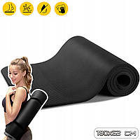 Коврик для фитнеса 15мм (190х62см) Fitness гимнастический коврик для йоги и пилатеса, для занятия спортом (VF)