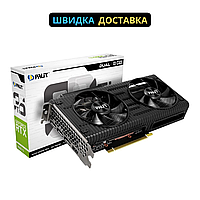 Видеокарта Palit GeForce RTX 3060 Ti Dual LHR 8GB GDDR6 (NE6306T019P2-190AD)