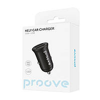 АЗП Proove Kely Car Charger (2USB) (black) 34910