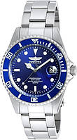 Мужские классические часы Invicta 9204OB Pro Diver, инвикта про дайвер, часы серебристые