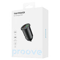 АЗП Proove Tiny Power 20W (USB + Type-C) (black) 48856