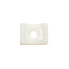Майданчик для стяжки євростандарт нейлон білий монтажний отвір 4.5 мм, 100 шт 5.8