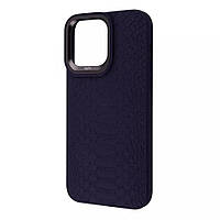 Чохол Kajsa Snake Pattern iPhone 14 Pro (deep purple) 38841