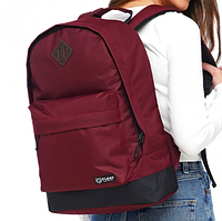 Городской рюкзак бордовый женский однотонный рюкзак для поездок TIGER повседневный рюкзак для учебы работы