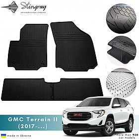 Килимки в салон GMC Terrain II 2017- Комплект із 4 килимків. Стингрей
