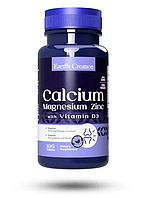 Earths Creation Calcium, Magnesium, Zinc 100 таблеток