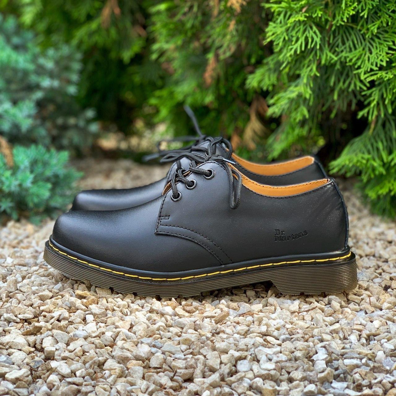 Мужские ботинки Dr. Martens 1461 Smooth Leather Oxford Black Smooth 11838002 - фото 4 - id-p2108969954