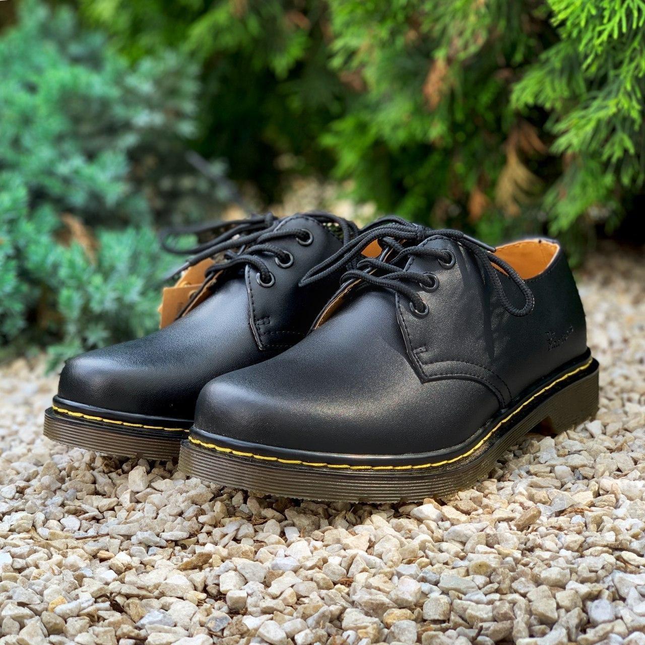 Мужские ботинки Dr. Martens 1461 Smooth Leather Oxford Black Smooth 11838002 - фото 5 - id-p2108969954