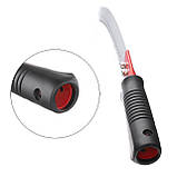 Висоторіз садовий телескопічний 2 в 1: Штанга 1,5 - 3 м + Ножівка з гаком, фото 4