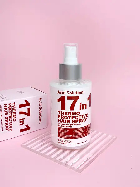 Спрей-термозахист для волосся 17 в 1 Hollyskin Acid Solution 17 In 1 Thermo Protective Hair Spray 200 мл