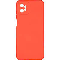 Чехол - накладка для Motorola G32 / soft touch / красный / с микрофиброй .