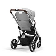 Коляска прогулянкова Cybex Balios S Lux SLV Lava Grey (з бампером), фото 3