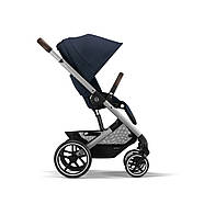 Коляска прогулянкова Cybex Balios S Lux SLV Ocean Blue (з бампером), фото 4