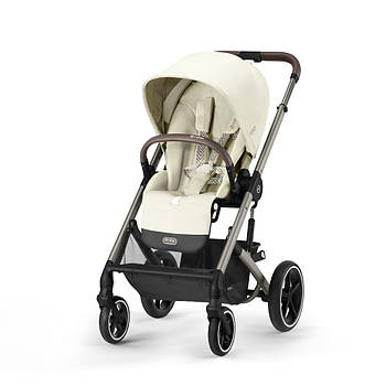 Коляска прогулянкова Cybex Balios S Lux TPE Seashell Beige (з бампером)