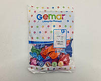GRD Надувные шарики в форме сердца пастель ассорти 10" (25 см) 100 шт надувные шары латексные для праздника