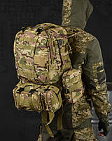 Штурмовой многофункциональный рюкзак на 55л, рюкзак тактический мультикам модульний 4 в 1 для зсу srh320
