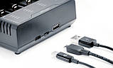 Зарядний пристрій для акумуляторів (4 комірки) Ni-MH+Li-ion EnerGenie BC-USB-02 — MegaLavka, фото 4