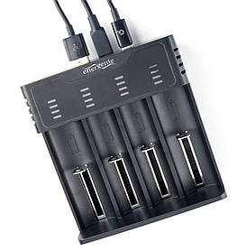 Зарядний пристрій для акумуляторів (4 комірки) Ni-MH+Li-ion EnerGenie BC-USB-02 — MegaLavka