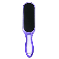 Терка для стоп пластиковая, 100/180 грит, цвет: фиолетовый