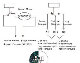 Датчик рівня SE-MLT-80AY 220VAC, фото 6