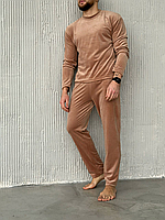 Домашній чоловічий костюм велюровий розміри 40-54 (6 кв) "TEVI" недорого від прямого постачальника