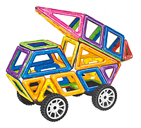 Детский игровой конструктор MagniStar LIMO TOY LT110 Магнитный конструктор с колесами на 86 деталей