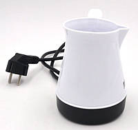 Электро турка для кофе белая / Электрическая турка 0.5 л / Электротурка с автоотключением TM-664 при закипании