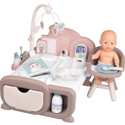 Игровой набор Smoby Toys Baby Nurse Комната малыша с кухней, ванной, спальней и аксессуарами (220376) - фото 4 - id-p2108963035