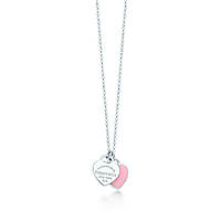 Нежное серебряное ожерелье Mini Double Heart Tag от Tiffany & Co: Выражение любви и нежности