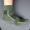 Шкарпетки чоловічі 12 пар трекінгові бавовна преміум сегмент Олива розмір 39-42, фото 9