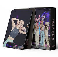 Картки голографічні 55 штук BLACKPINK БЛЕКПІНК ломо картки lomo card набір карток photocards фотокартки