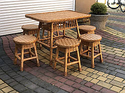 Набір плетених меблів з лози « Кухонний» Арт: 25070